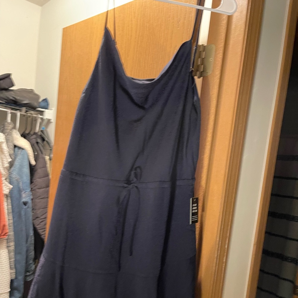 Express navy dress large